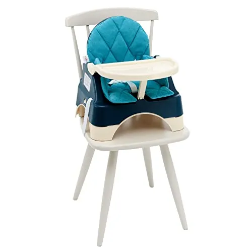 THERMOBABY Miscanthus 3-in-1 Sitzerhöhung aus Holz, für 6 bis 36 Monate (bis 15 kg), hergestellt in Frankreich