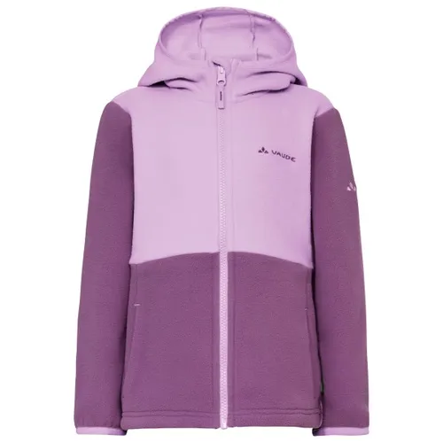 Vaude Kinder Pulex Hoodie II Jacke (Größe 104, lila) - Bequeme Kinderjacke mit Kapuze, ideal für Bergwanderungen. Schnell trocknend und warm für optimalen Tragekomfort.