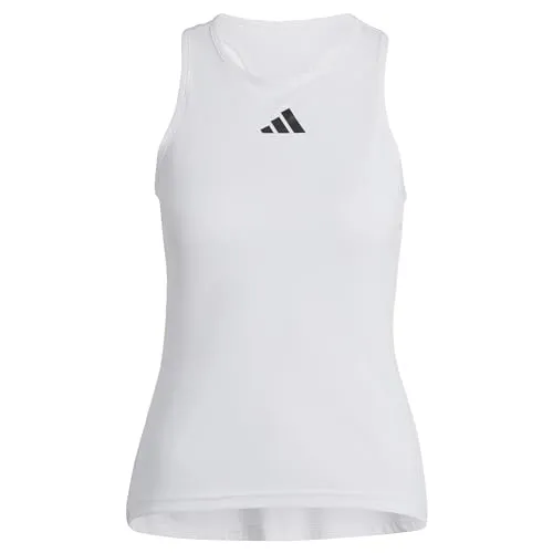 adidas Damen Club Tennis Tank Top, White, L
