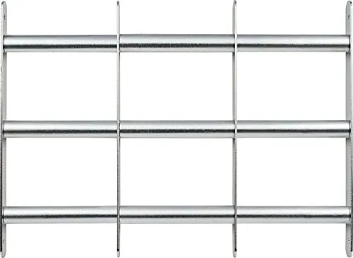 ABUS Fenstergitter FGI 5450 73431 - Fenstersicherung in Silber, bietet zuverlässigen Schutz vor Einbrüchen und ist ideal für Fenster im Erdgeschoss.