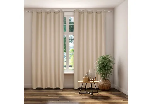 Kutti Vorhang Dimout (1 St), Ösen, verdunkelnd, Verdunkelung, Thermo, isolierend, einfarbig
