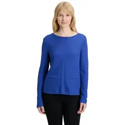 BETTY BARCLAY Feinstrickpullover mit Taschen - Damen Pullover in lässiger Boxy-Form, aus 50% Baumwolle und 50% Polyacryl, mit praktischen Leistentaschen und Rundhals-Ausschnitt. Ideal für entspannte Looks!
