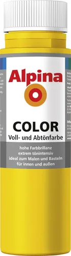 Alpina Color Abtönfarbe lucky yellow 250 ml