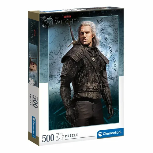 THE WITCHER - Geralt Of Rivia - Puzzle - 500 Teile - Neu OVP - Clementoni