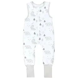 TupTam Babyschlafsack Ganzjahresschlafsack mit Beinen 2,5 TOG - Baby-Hosen, sicherer Schlafkomfort mit umstülpbarem Fuß und OEKO-TEX®-zertifizierter Baumwolle für ungestörte Nächte.