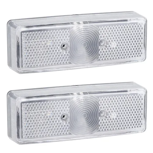 Positionsmarkierungsleuchte vorne Lampe weiß klar für Anhänger Wohnwagen...