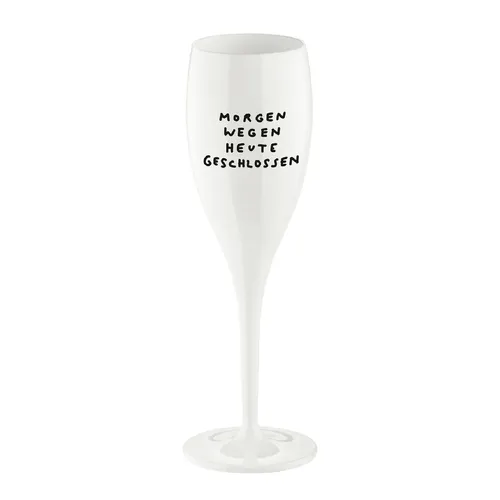Koziol Sektglas Cheers No.1 morgen wegen heute geschlossen 100 ml, 6289525