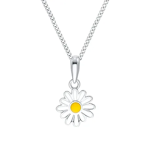 Prinzessin Lillifee Kette mit Anhänger aus 925 Sterling Silber - Ketten für Mädchen, aus hochwertigem 925 Sterling Silber, mit praktischem Karabinerverschluss, ideal für kleine Prinzessinnen und kommt in einer eleganten Schmuck Geschenk Box.