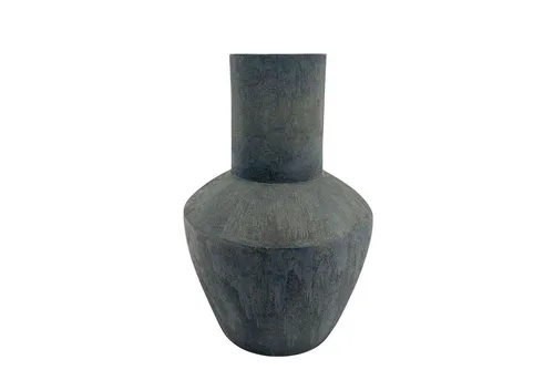 CreaFlor Home Dekovase Avion Antraciet 50cm in grau von CreaFlor-Home