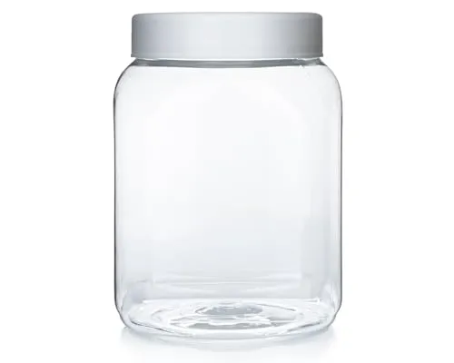 Octopus 5x PET Becher mit Deckel 400 ml (leer), Höhe 105 mm, Durchmesser 77 mm, Gewinde 62 mm