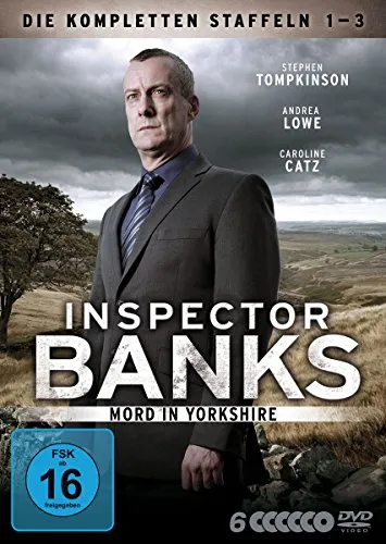 DVD Inspector Banks Staffel 1-3 - Spannende Kriminalserie mit Detective Chief Inspector Alan Banks und seiner Partnerin Annie Cabbot. Erleben Sie fesselnde Fälle und die Dynamik zwischen den Ermittlern in dieser packenden DVD-Box.