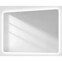 Emke Badspiegel mit Beleuchtung 70 x 50 cm LED-Spiegel mit Wandschalter Kaltweiß