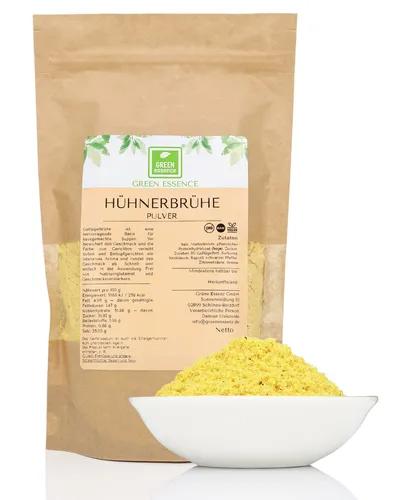 Hühnerbrühe ohne künstliche Zusatzstoffe 500g von der Grünen Essenz