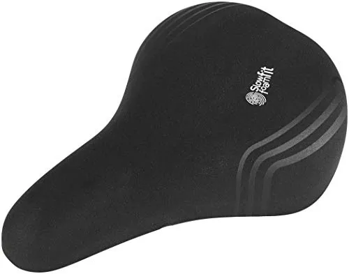 Selle Royal Damen Roomy Moderate D Sattel, schwarz - Komfortabler Fahrradsattel für Radsport mit Slow Fit Foam für optimale Anpassung, atmungsaktiver Foam Matrix und praktischem Clip-System für Zubehör.