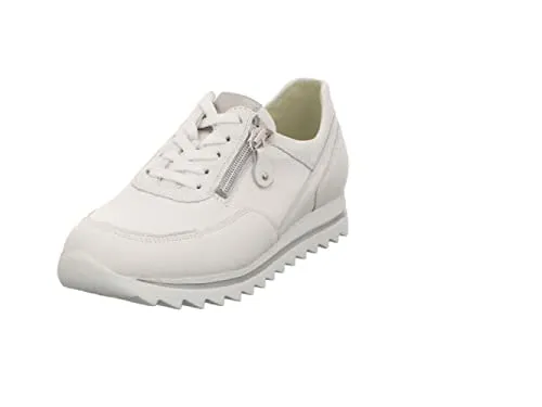Waldläufer Adult Master-Artikel Porto Memphis - Damen Sneaker in Weiß, Gr. 37 - Damen-Sneaker aus hochwertigem Echtleder, ideal für höchsten Tragekomfort und stilvolle Auftritte.