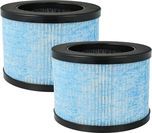 vhbw 2x H13 Filter kompatibel mit Kloudic DH-JH01 Luftreiniger - Ersatz-Filter mit integriertem Aktivkohle-Filter