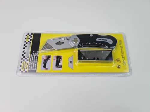 Teppichmesser klappbarer Cuttermesser Kartonmesser inkl. 5 Ersatzklingen