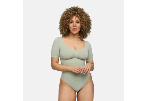 creamy fabrics T-Shirt Bodysuit Shapewear mit Slip – Figurformender Body für Damen - Figurformender Bodysuit für Damen, der eine glättende Silhouette zaubert. Nahtlos und atmungsaktiv, bietet er optimalen Halt und Bewegungsfreiheit für den ganzen Tag.
