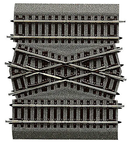 Roco H0 42598 Mittelstück für doppelte Gleis­verbindung DGV15