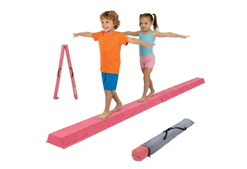 TRUTZHOLM Klappbarer Schwebebalken 270 cm – Ideal für Balanceübungen - Klappbarer Schwebebalken 270 cm für effektives Gleichgewichtstraining zu Hause. Leicht und tragbar, ideal für Einsteiger und Kinder. Mit praktischer Transporttasche und in fünf Farben erhältlich.