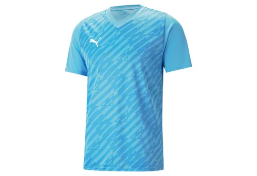 Puma Team Ultimate Trikot Kurzarm Herren - Team Light Blue - Trikots für Herren mit slim fit und feuchtigkeitsableitender dryCELL-Technologie für optimale Leistung und Komfort beim Training. Hergestellt aus 100% recyceltem Polyester.