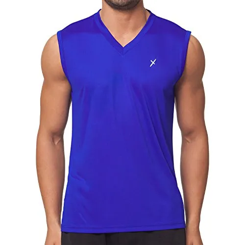 CFLEX Herren Sport Shirt Fitness Muscle-Shirt Sportswear Collection - Royal L