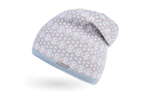 Neverless Strickmütze Damen Strick-Mütze Beanie gefüttert Fleece Innenfutter Winter-Mütze