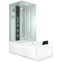 Whirlpool Dusche Kombination K05-R02-WP-EC Duschtempel 90x180 cm