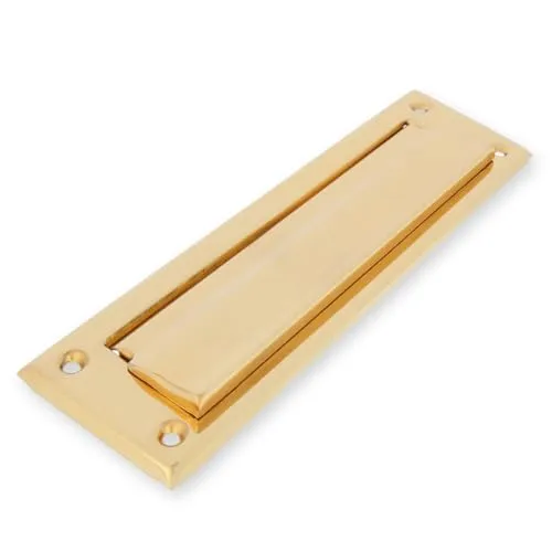 Amig Briefschlitz für Briefkasten | Edelstahl Briefeinwurf in Gold - Wandbriefkästen aus witterungsbeständigem Edelstahl, ideal für sichere Postzustellung an Türen oder Wänden. Einfache Montage und stilvolles Design für jeden Wohnraum.