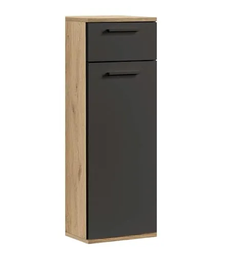mokebo Midischrank Der Matrose - Moderner Stauraum für jedes Bad - Midischrank aus hochwertigem MDF, mit Einlegeboden & Schublade. Perfekt für Ordnung im Bad, auch im praktischen Set erhältlich! Qualität Made in Germany.