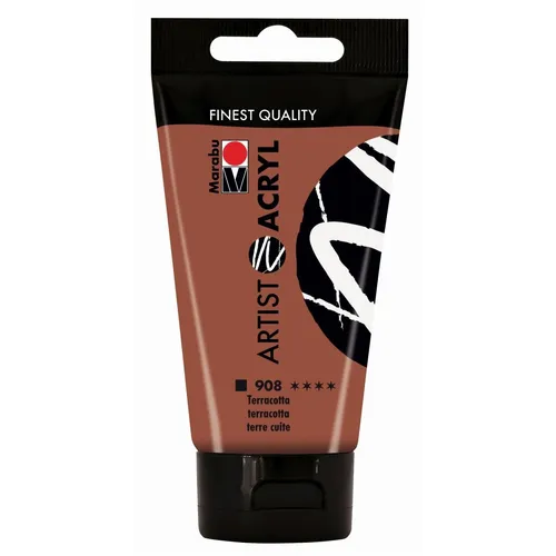  Marabu Artist Acryl 908 terracotta Künstleracrylfarbe 75 ml 53,20€/l