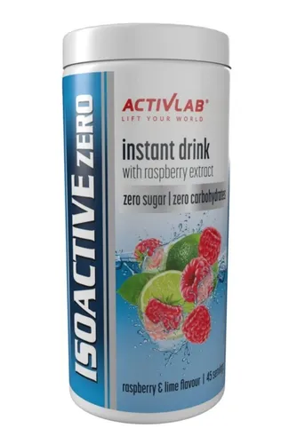 ActivLab Isoactive Zero Himbeer-Limetten-Geschmack 225 g