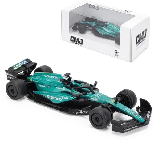 CMJ Aston Martin AMR24 F1 2024 Modellauto im Maßstab 1:43 – Fernando Alonso Edition | Hochdetailliertes Sammlermodell | Offiziell Lizenziertes Produkt