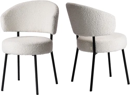 LeGer Home by Lena Gercke Esszimmerstuhl Sölve in weiß von Leger Home By Lena Gercke