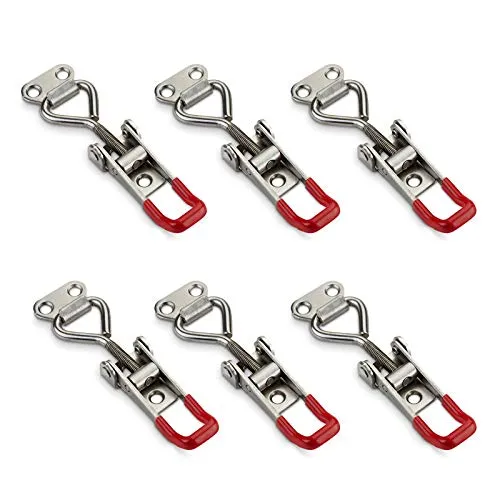 6er Set SOTECH Spannverschluss M5 (Haltekraft 165kg) Edelstahl SS304 verstellbarer Schnellspanner