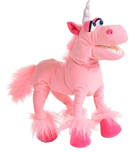 Living Puppets Handpuppe Hörnchen das Einhorn 41cm - Verspielt und bunt: Diese 41cm große Handpuppe aus hochwertigem Material sorgt für kreative Unterhaltung und fördert die Fantasie beim Spielen.