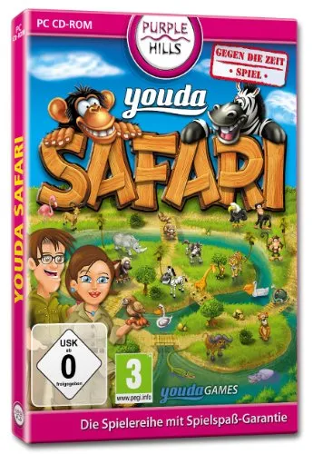 Youda Safari - Puzzle Spiel für Windows - Erlebe spannende Abenteuer im Puzzle-Genre mit Youda Safari auf CD-ROM für Windows. Perfekt für entspannte Spielstunden!