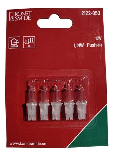 Konstsmide Ersatzbirne 5er-Blister, 12V, 1.14W von Konstsmide