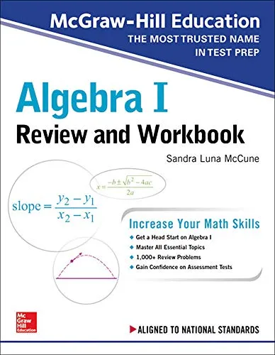 Produktbild McGraw-Hill Education Algebra I Review and Workbook