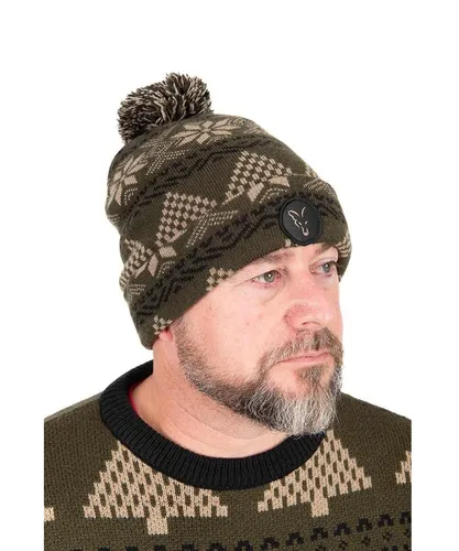 Produktbild Fox Festive bobble Weihnachtsstrickmütze Stick Mütze