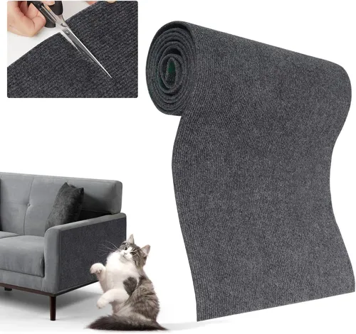 Produktbild Selbstklebende Katzentrennwand 200x40cm Kratzmatte für Möbel und Wände