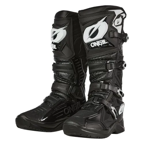 ONeal RMX Pro Stiefel - Schwarz - 48 EU - Motorradstiefel mit Dual-Verbund-Gummisohle für perfekten Grip und optimalen Komfort. Zertifiziert nach EN13634-2017 für maximalen Schutz und Sicherheit.