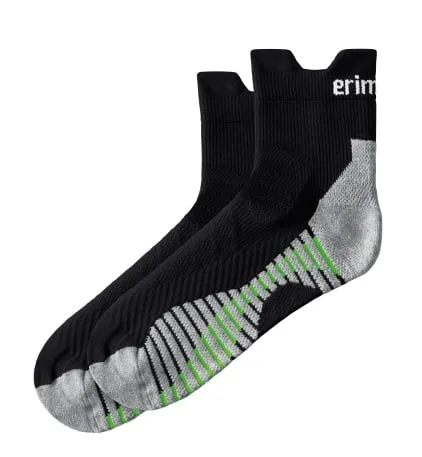 Erima Laufsocke (hoher Tragekomfort) schwarz - 1 Paar