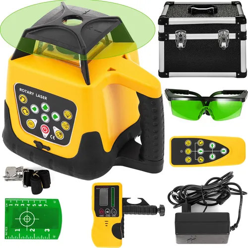 Digital Self-Leveling Rotary Laser Kit 500M Range