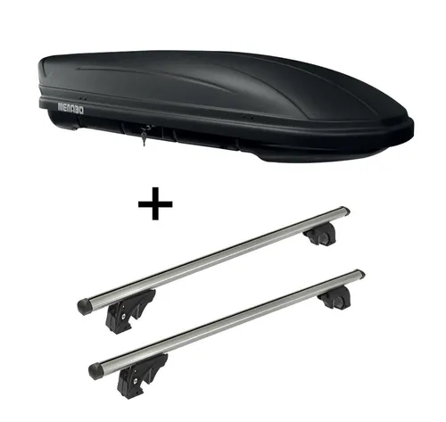 Dachbox MAA400L matt + Dachträger VDPLION2 für Dr dr 5 5Türer 13-17