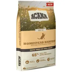 ACANA Homestead Harvest Cat 4,5kg - Hochwertiges Geflügelfutter für alle Katzenrassen, leicht verdaulich und mit 3% Rabatt für Stammkunden