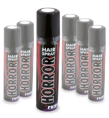 Fries Haarfarbe Horror Haarspray 100 ml farbiges Spray für Halloween & Karneval, Bunte Horror-Looks schnell und auswaschbar