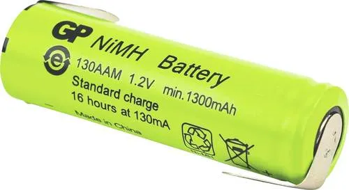 GP Ni-MH Industrial 1300 AAM 1A1P-C1 Mignon (AA)-Akku NiMH 1.2V 1300 mAh 1St.