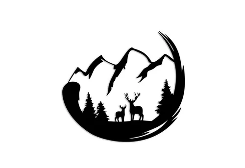 Wallity Wanddekoobjekt 100% METAL (Thickness: 1,5 mm), 49 x 53 cm L3749