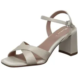 Tamaris Damen Sandalette mit Blockabsatz, weiß, 37 EU in weiß von Tamaris